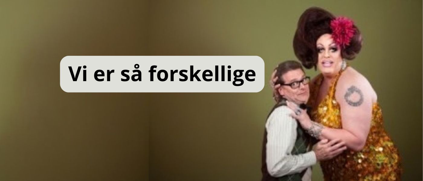lille mand og stor kvinde
